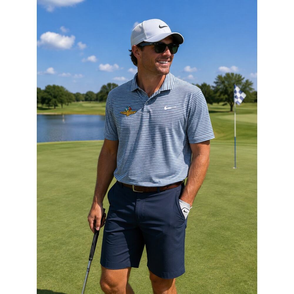 Nike Dri-Fit Indianapolis Motor Speedway Brickyard Crossing Golf Polo Shirt